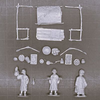 Eureka Miniatures, Modern: Middle Eastern Civilians - Ahpoo's Convenience Stall Eureka Miniatures, Modern: Middle Eastern Civilians - Ahpoo's Convenience Stall