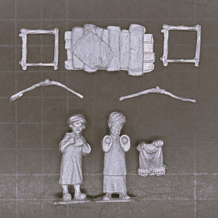 Eureka Miniatures, Modern: Middle Eastern Civilians - Abdul's Haberdashery Stall