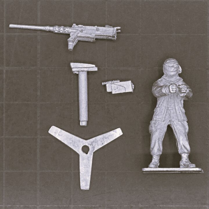 Empress Miniatures, Modern: Insurgent with .50 Cal HMG