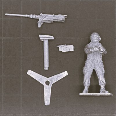 Empress Miniatures, Modern: Insurgent with .50 Cal HMG