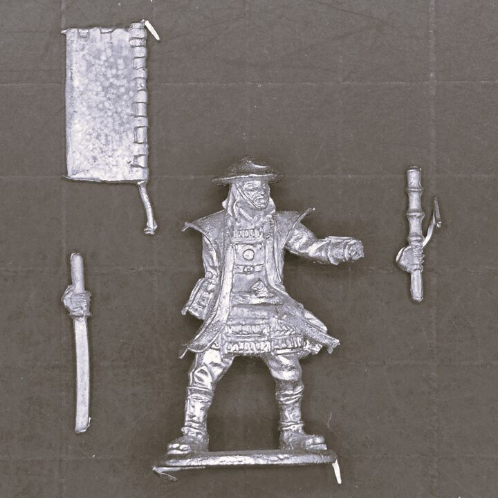 Footsore Miniatures, Feudal Japan: Ashigaru Kashira