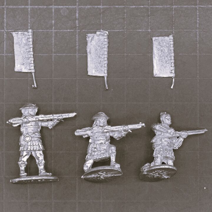 Footsore Miniatures, Feudal Japan: Ashigaru Arquebusiers