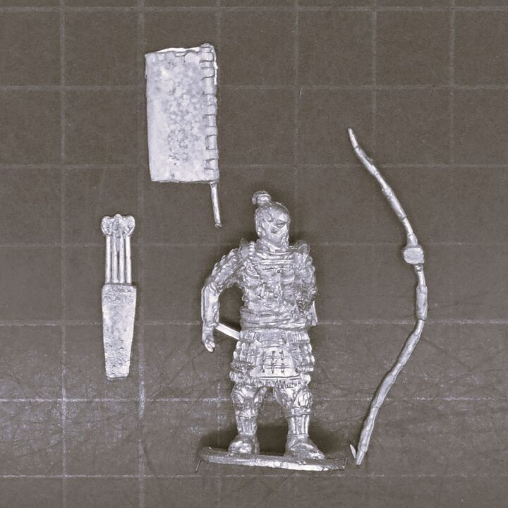 Footsore Miniatures, Feudal Japan: Samurai with Sumi