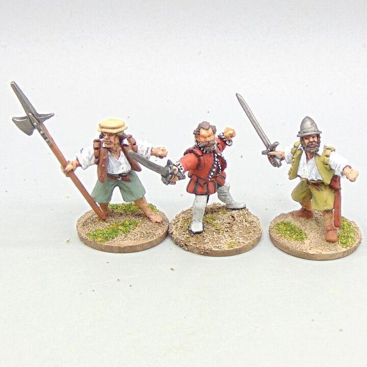 Grade C - Wargames Foundry - Tudor - Swashbuckling Characters