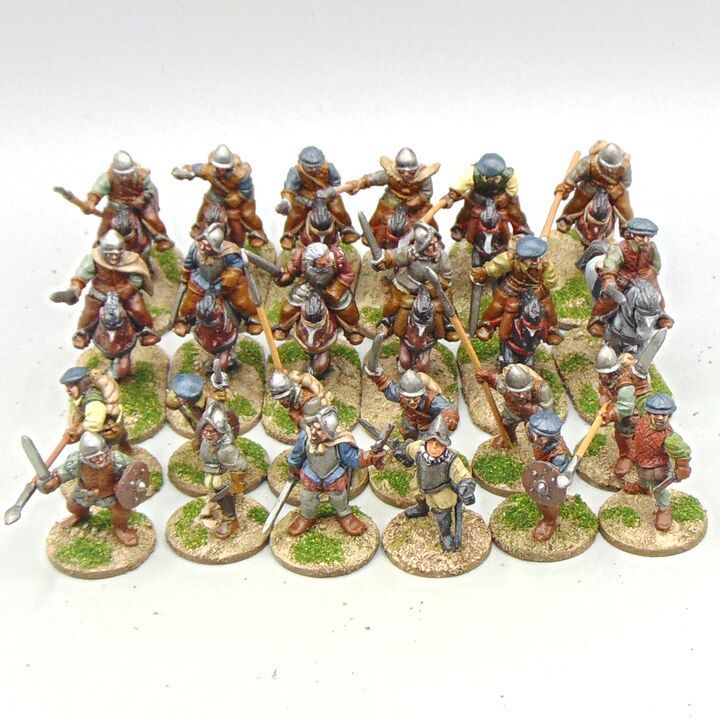 Grade C - Graven Image/Hoka Hey Miniatures - Border Reivers - Mounted & Dismounted