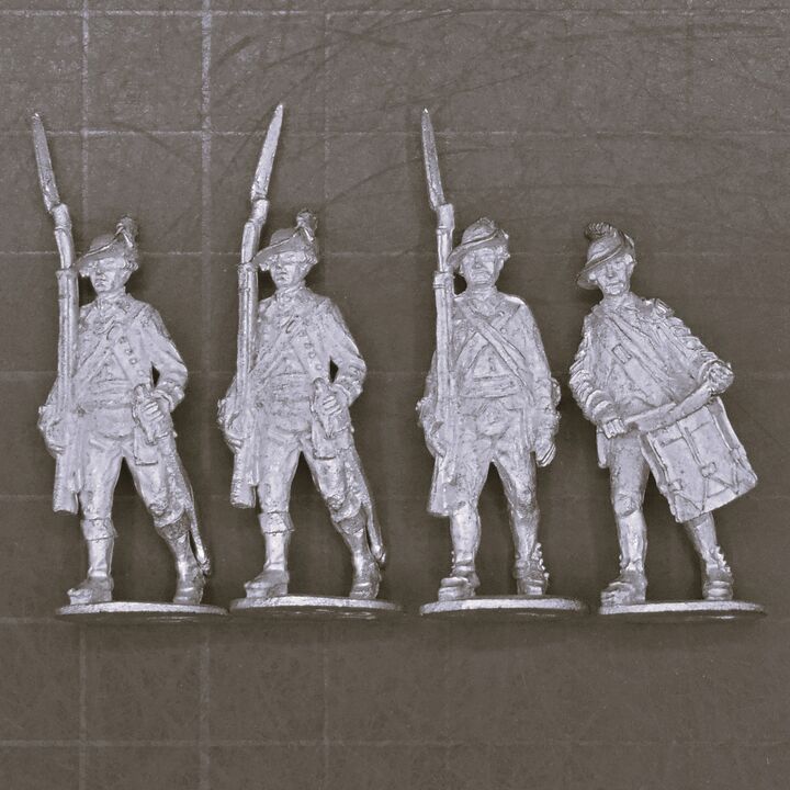 Fife & Drum Miniatures, AWI: British Guards Infantry Command