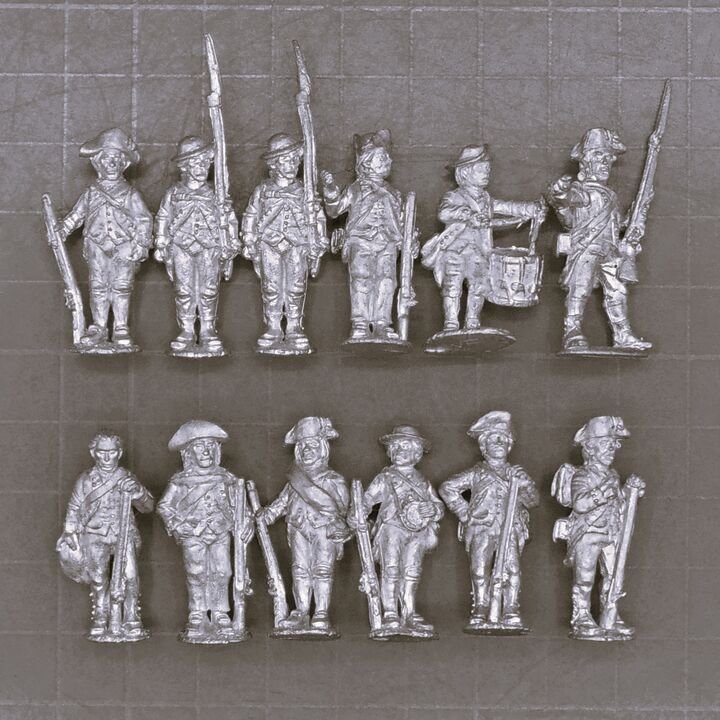 Wargames Foundry, AWI: US Uniformed Militia, Standing