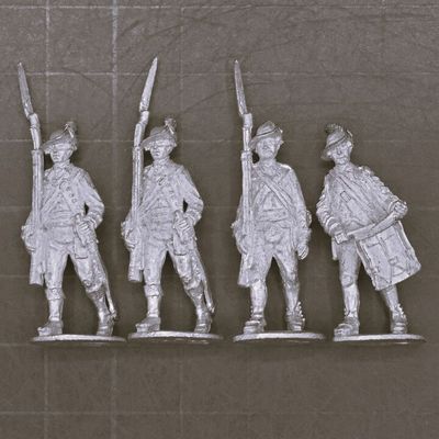 Fife & Drum Miniatures, AWI: British Guards Infantry Command