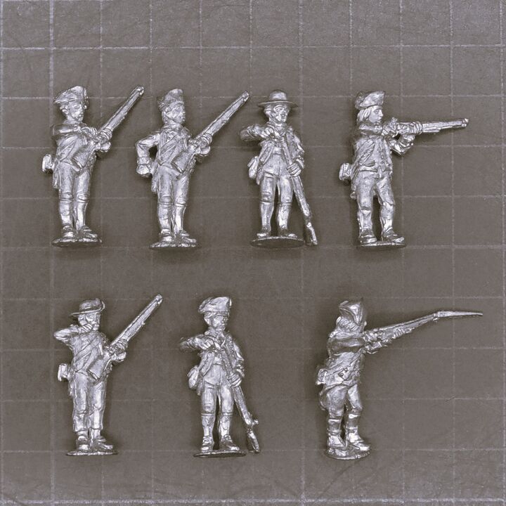 Wargames Foundry, AWI: US Uniformed Militia, Firing Line