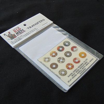 28mm, Littlebigman Studios, Dark Ages:  Saxon Shield Transfers for West Wind Miniatures