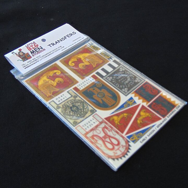 28mm, Littlebigman Studios, Dark Ages:  Early Saxon/Germanic Banners