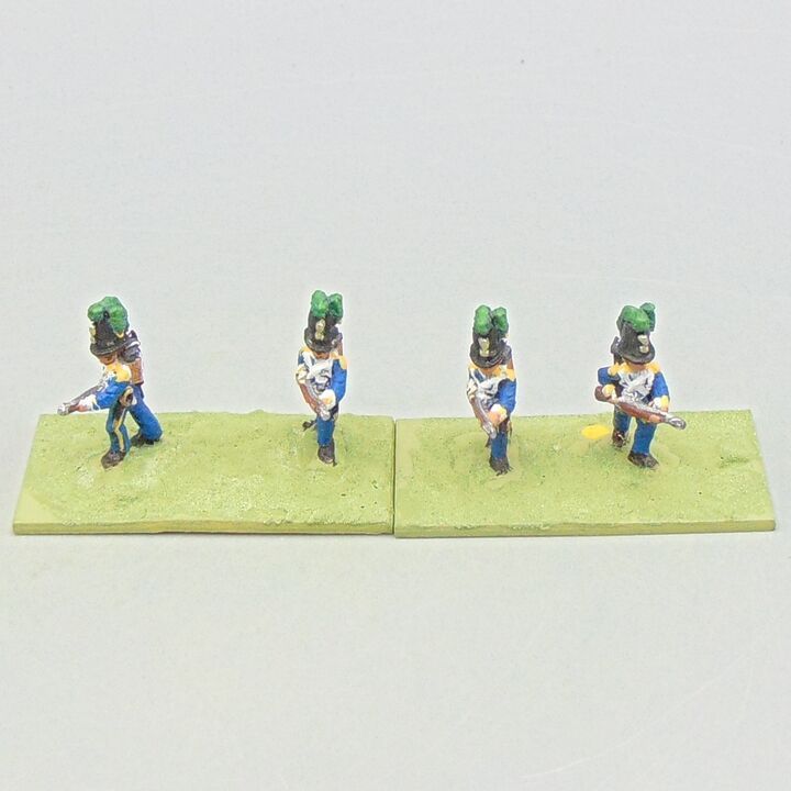 Grade D - Minifigs - Napoleonic - Swedish Infantry, Skirmishing