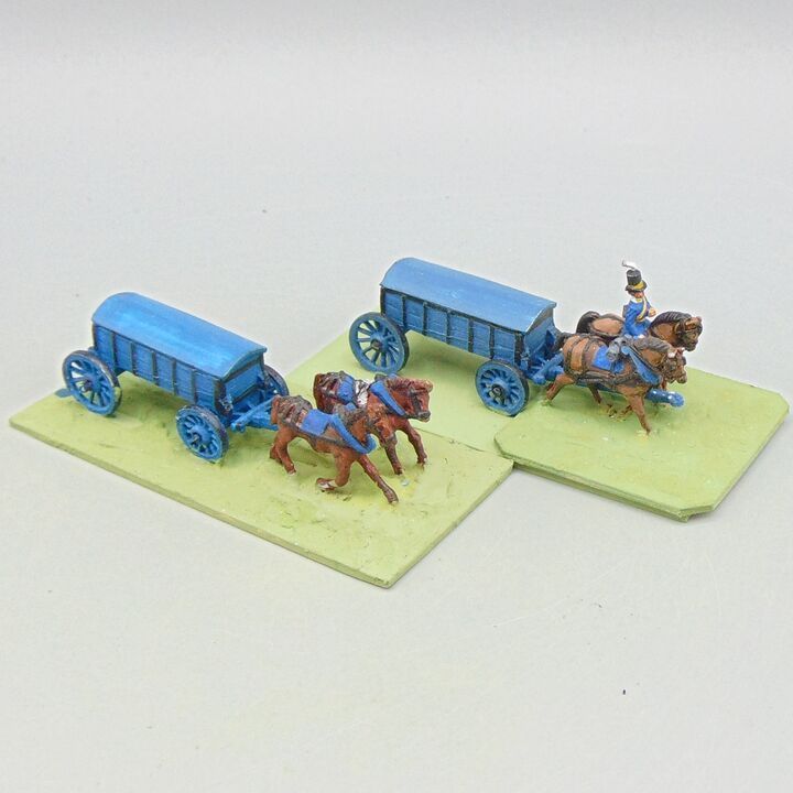 Grade D - Mixed Manufacturers - Napoleonic - Swedish Ammunition Caissons