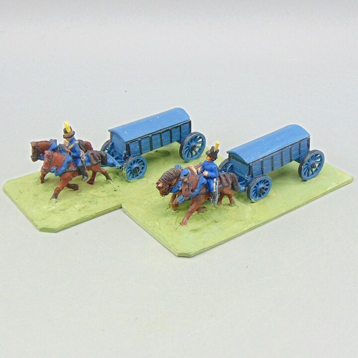 Grade D - Mixed Manufacturers - Napoleonic - Swedish Ammunition Caissons