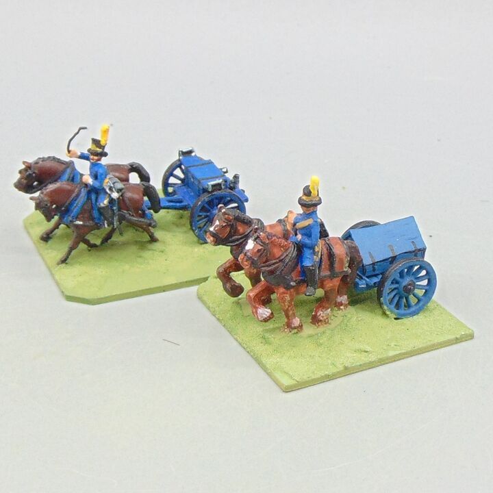 Grade D - Mixed Manufacturers - Napoleonic - Swedish Artillery Limber & Small Caisson
