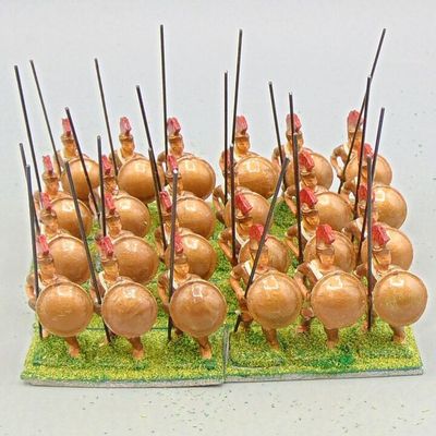 Grade E - Hinchliffe Figures - Ancient Greek - Armoured Hoplites Grade E - Hinchliffe Figures - Ancient Greek - Armoured Hoplites