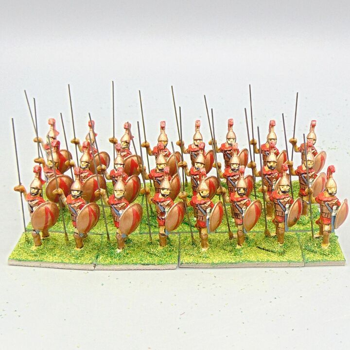 Grade E - Garrison Figures - Ancient Greek - Armoured Spartan Hoplites