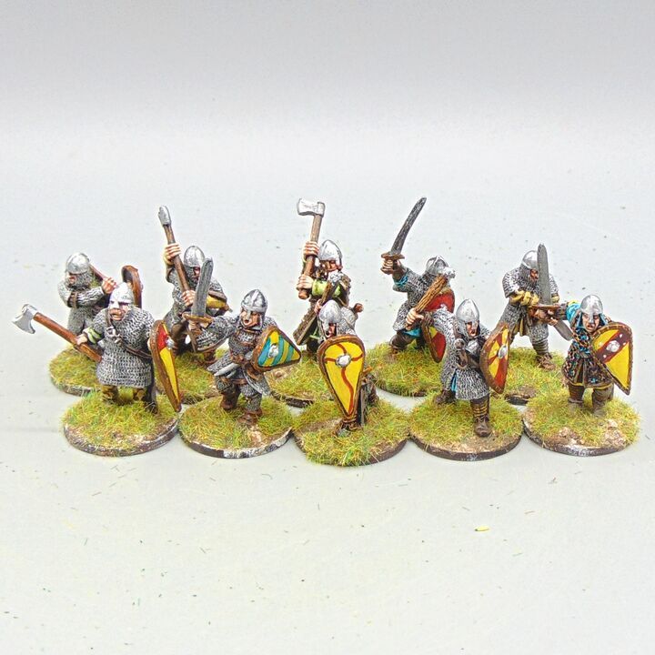 Grade C - Wargames Foundry - Dark Ages - Dismounted Norman Knights