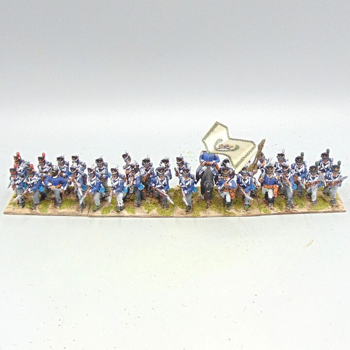 Grade D - Front Rank Miniatures - Napoleonic - Belgian Line Infantry Unit