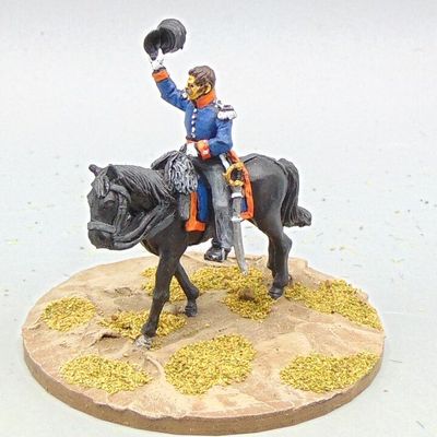 Grade D - Perry Miniatures - Napoleonic - Mounted Dutch Militia Infantry Officer