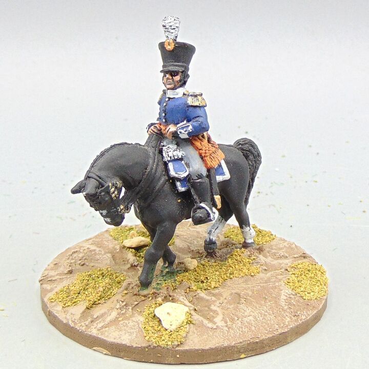 Grade D - Front Rank Miniatures - Napoleonic - Mounted Dutch Infantry Officer