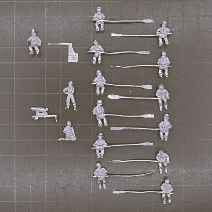 AB Figures, Napoleonic - Royal Navy Ships Boat Crew