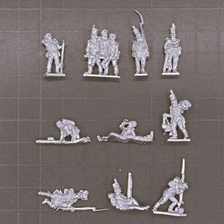 AB Figures, Napoleonic - Peninsular War British Infantry Casualties