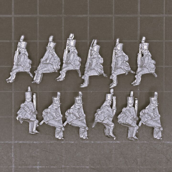 AB Figures, Napoleonic - Seated British Infantry in Stovepipe Shakos