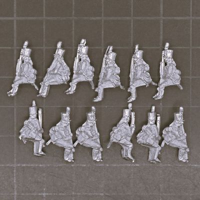 AB Figures, Napoleonic - Seated British Infantry in Stovepipe Shakos