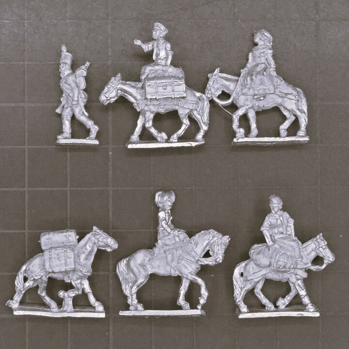 AB Figures, Napoleonic - Peninsular War British Officers Wives & Baggage