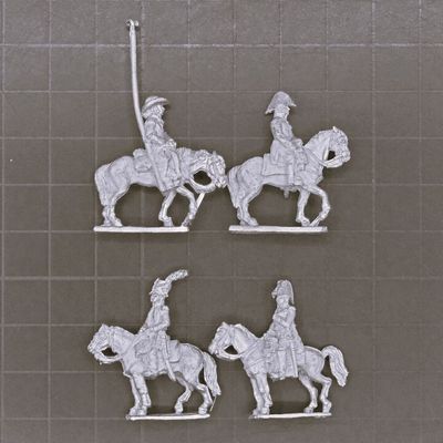 AB Figures, Napoleonic - Mounted Spanish General & Staff