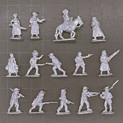 AB Figures, Napoleonic - Spanish Guerrillas including Command & Characters