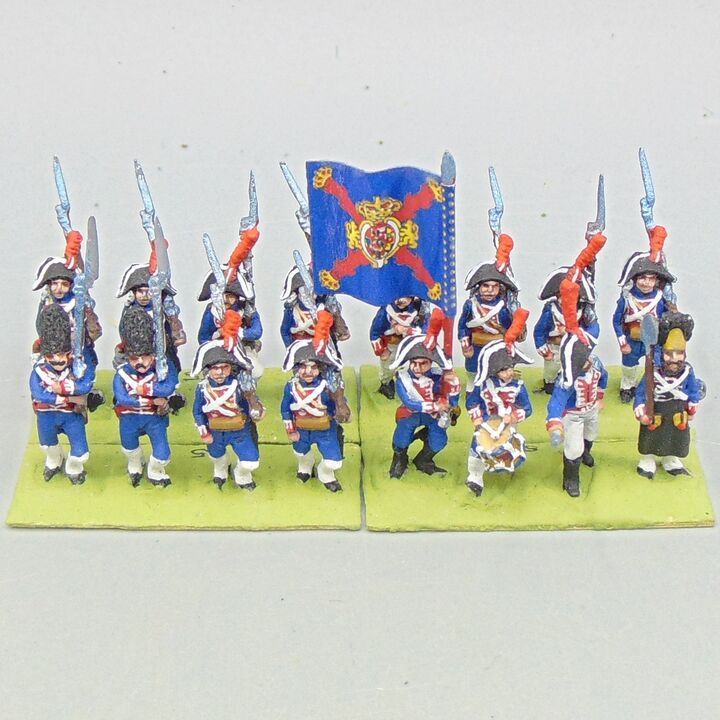 Grade C - Capitan Games - Napoleonic - Spanish Line Infantry Unit