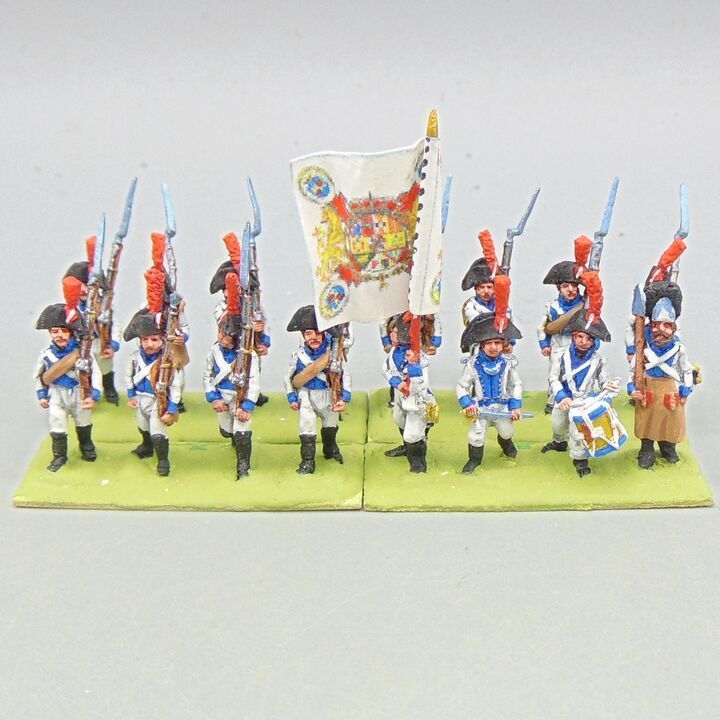 Grade C - Capitan Games - Napoleonic - Spanish Line Infantry Unit