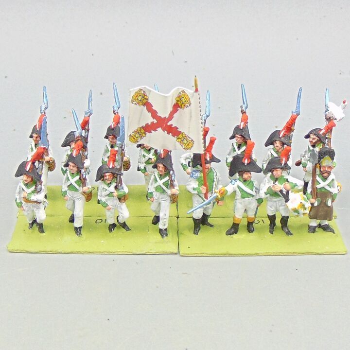 Grade C - Capitan Games - Napoleonic - Spanish Line Infantry Unit