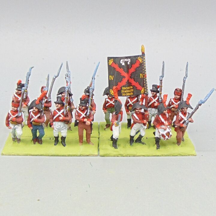 Grade D - Capitan Games - Napoleonic - Spanish Line Infantry Unit