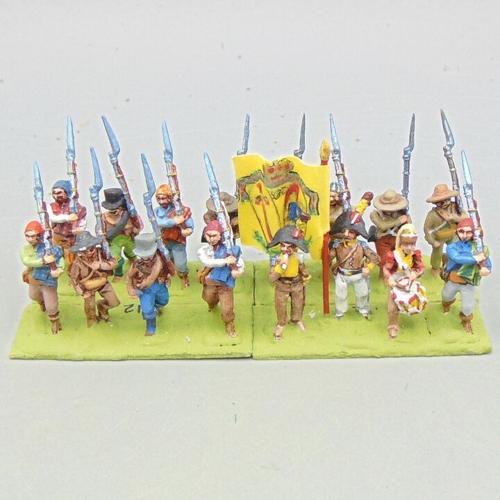 Grade D - Capitan Games - Napoleonic - Spanish Peasant Infantry Unit