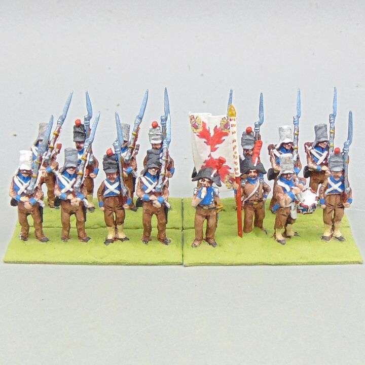 Grade C - Capitan Games - Napoleonic - Spanish Juntas Infantry Unit Grade C - Capitan Games - Napoleonic - Spanish Juntas Infantry Unit