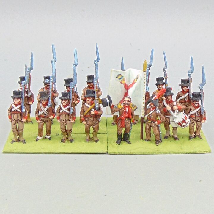 Grade C - Capitan Games - Napoleonic - Spanish Militia Infantry Unit