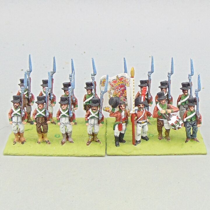 Grade C - Capitan Games - Napoleonic - Spanish Militia Infantry Unit
