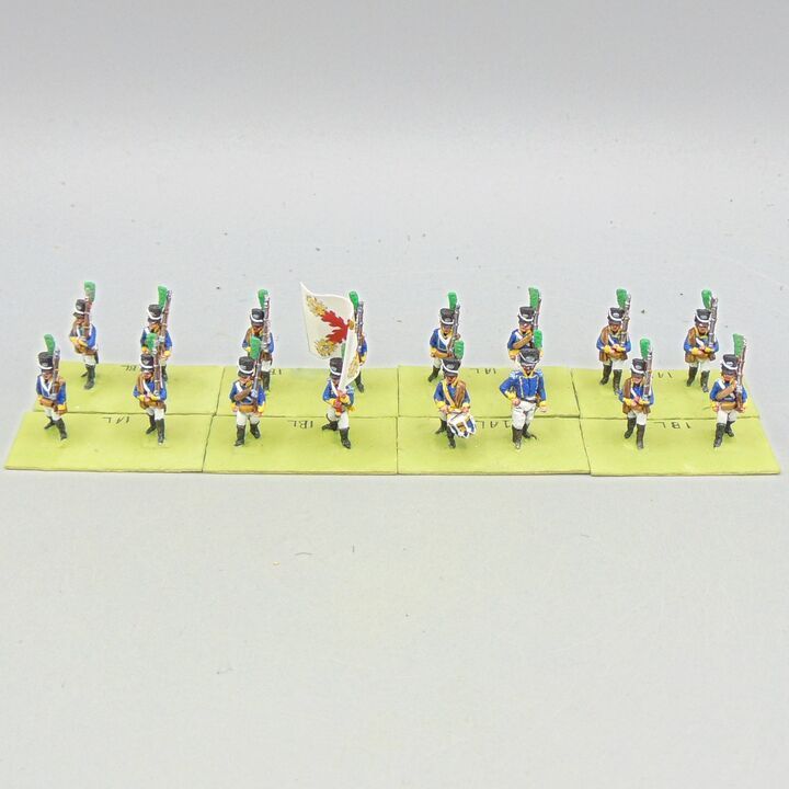 Grade D - AB Figures/Battle Honors - Napoleonic - Spanish Light Infantry Unit in Open Order Grade D - AB Figures/Battle Honors - Napoleonic - Spanish Light Infantry Unit in Open Order