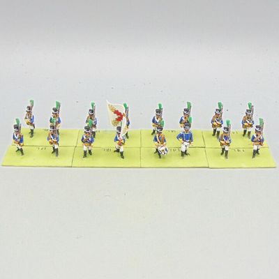 Grade D - AB Figures/Battle Honors - Napoleonic - Spanish Light Infantry Unit in Open Order