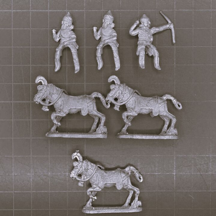 Hinchliffe Figures, Ancient Assyrian: Heavy Cavalry