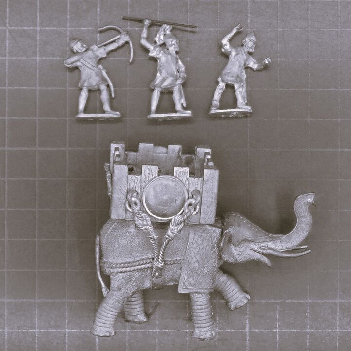 Hinchliffe Figures, Ancient Macedonian: War Elephant