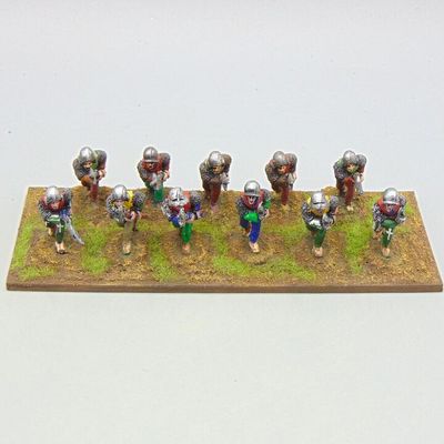 Grade D - Wargames Foundry - Late Medieval/WOTR - Halberdiers