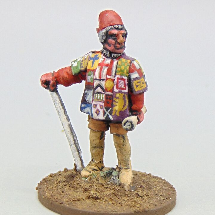 Grade C - Wargames Foundry - Late Medieval/WOTR - Dismounted Herald