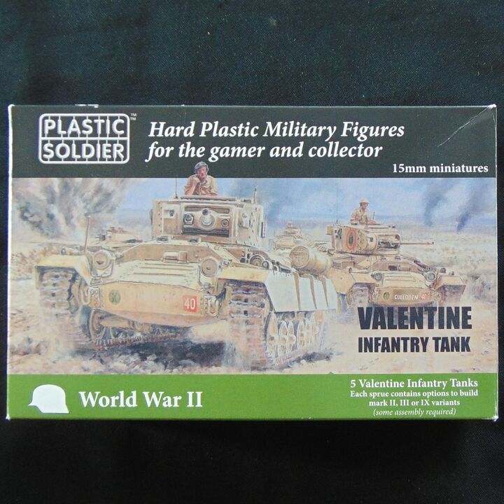 Plastic Soldier Company Ltd, WW2: British Valentine Infantry Tanks