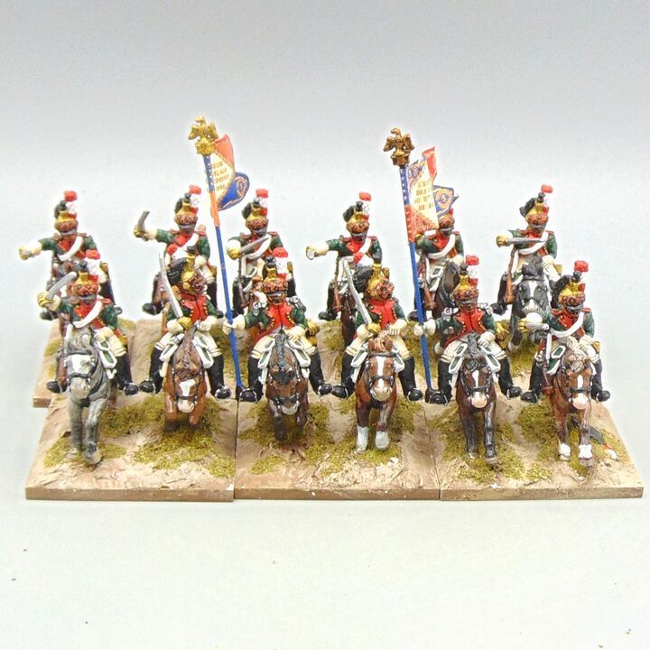 Grade B - Front Rank Miniatures - Napoleonic - French Dragoons Unit