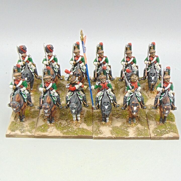 Grade B - Front Rank Miniatures - Napoleonic - French Dragoons Unit