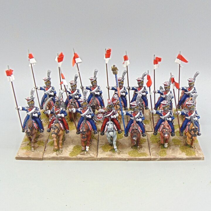 Grade B - Front Rank Miniatures - Napoleonic - Polish Lancers Unit of the French Imperial Guard